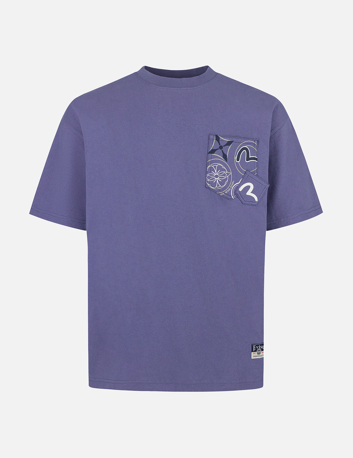 多口袋和多印花寬版T恤